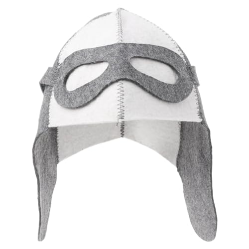 ZNJAMN 2pcs Wool Felt Sauna Hat Anti Heat Banya For Bath House Head Protection Sauna Hat