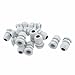 Tool parts 15 Pcs Waterproof PG9 Plastic Cable Glands Fasteners White