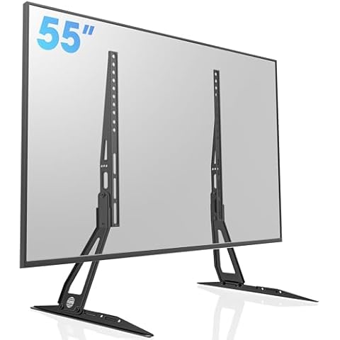 FITUEYES Universal TV Stand for 32-55 Inch TVs Cover
