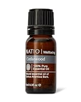 Natio Australia Wellbeing Pure Essential Oil - Cedarwood 10ml - 100% Pure & Natural Australian Essential Oil - Calming & Fortifying - Vegan Friendly & Made in Australia