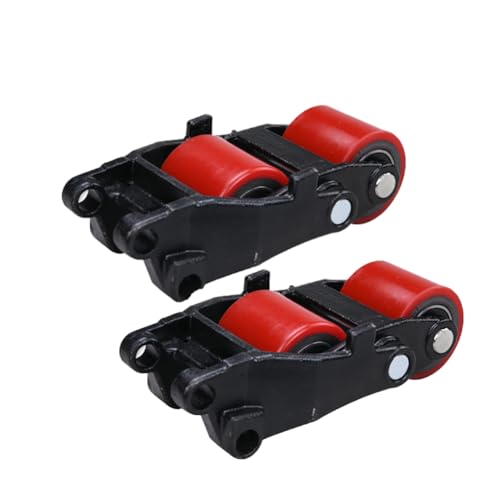 Rullo di carico in nylon, rulli for transpallet, 2 rulli for transpallet, diametro del rullo di carico 70 mm, ruote for carrelli elevatori con anima in ferro PU for carichi pesanti