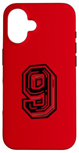 9 �u���b�N "Nine Wins" - �i���o�[9 �X�|�[�c�`�[������ �X�}�z�P�[�X iPhone 16 �p