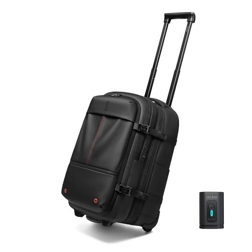 Sac à dos valise haut de gamme étanche noir avec serrure TSA et compartiment PC 17 pouces