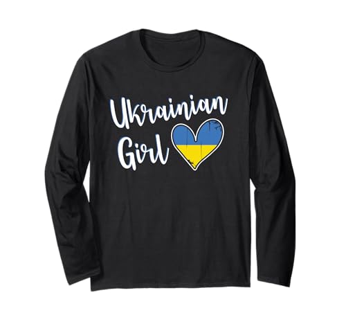 Proud Ukrainian Girl Ukraine Flag Ukrainian Girlfriend Wife ����T�V���c