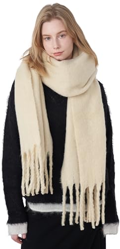 Eioeoey Damen Schal Kaschmir Schals Damen Stolen Pashminas Cashmere Schal Warme dicke Wolle Stolen Schals Für kalte Winter