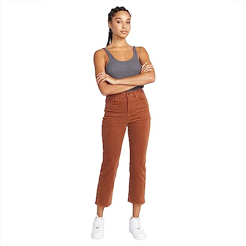 Pantalon Volcom Stoned Straight mixte en jean classique coupe droite pour homme et femme