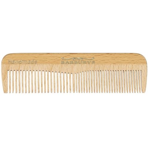 Peigne barbier en bois de hĂŞtre Steamed Barburys