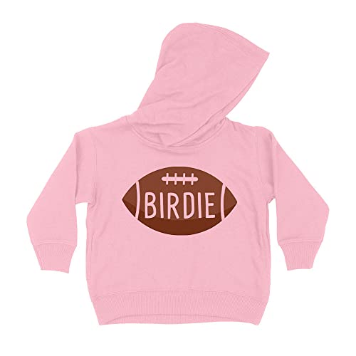 Football Birdie Kids Hoodie Sweatshirt Toddler 5T Light Pink