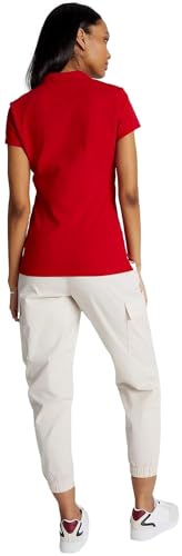 Image of Tommy Hilfiger Women's Solid Short Sleeve Pique Polo Shirt