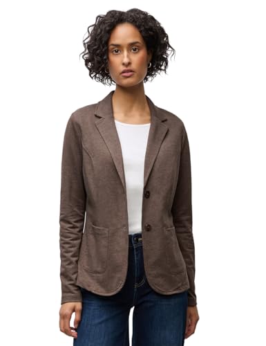 Street One Basic Blazer Dark Hazelnut Brown Mel. 42