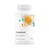 THORNE - Advanced DHA - Omega-3 Fish Oil Supplement with EPA & DHA in Triglyceride Form - Supports Brain, Nerve, Eye, Blood Vessel & Heart Health* - Third-Party Certified - Gluten-Free - 60 Softgels