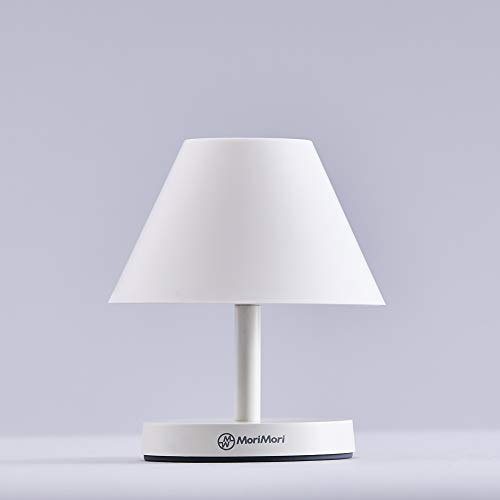 MoriMori LED T-Light CAFE ティーライトカフェ ホワイト色 テーブルライト ベッドサイドランプ 2段階調光 USB充電 FTL-1702-WH