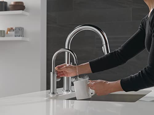 Image of Delta Faucet Instant Hot Water Dispenser Faucet Brushed Nickel, Instant Hot Water Tap, Hot Water Faucet, Arctic stainless 1930LF-H-AR (Tank and Filter Not Included)