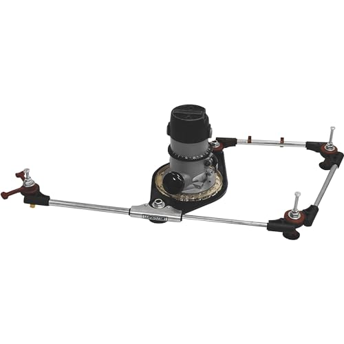 Milescraft 1221 Pantograph PRO - Sistema completo de enrutamiento de trazado para letreros de madera hechos a medida, color negro