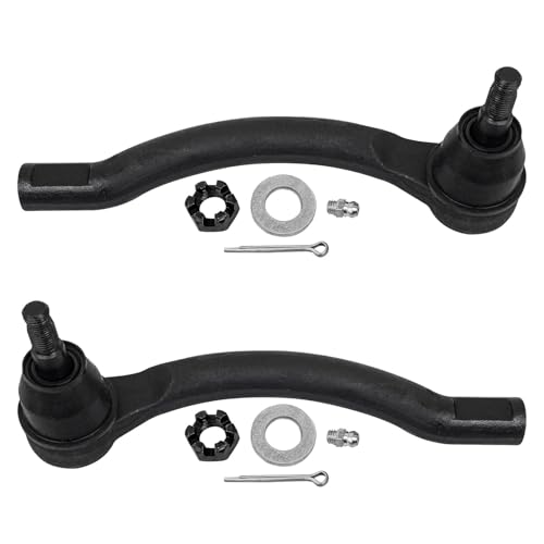Image of Detroit Axle - 10pc Front End Kit for 2013-2014 Nissan Altima [Sedan], 2 Lower Control Arms with Ball Joint 2 Sway Bar Links 4 Outer Inner Tie Rod Ends 2 Tie Rod Boots Replacement