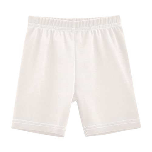 CHIFIGNO Seashell Bike Shorts for Girls Cartwheel Shorts Breathable Under Dress Dance Short 4T