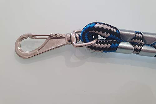 GUIA DE CORDA PARA CÃES DE MÉDIO E GRANDE PORTE (0,8 METROS) (AZUL)