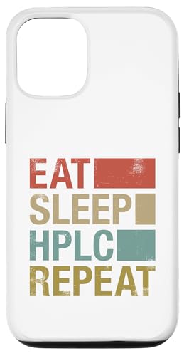�����t�̃N���}�g�O���t�B�[ HPLC Eat Sleep Repeat ���g�� �X�}�z�P�[�X iPhone 12/12 Pro �p