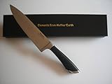 Premium Professional Chef Knife Cutlery from Elements from Mother Earth, 8 inch Stainless Steel Asian Blade with Gift Box 100% guaranteed.
