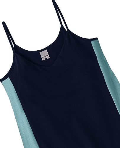 Camisola de Alcinhas Algodão Várias Estampas P Ao Xgg Malwee COR:Azul Marinho (2 tons);TAMANHO:P