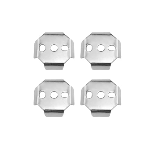 WSDMAVIS 4Pcs Stainless Steel Towel Bar Mounting Hardware Easy Install