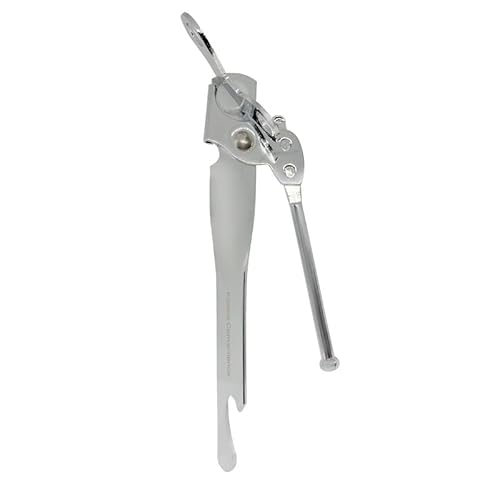 Kansai Convenience 3-in-1 Butterfly Can Opener Stainless Steel Heavy Duty Manual Multipurpose Can Opener Comfortable Handle Easy to Use Ideal for Every Kitchen Camping with Good Grip