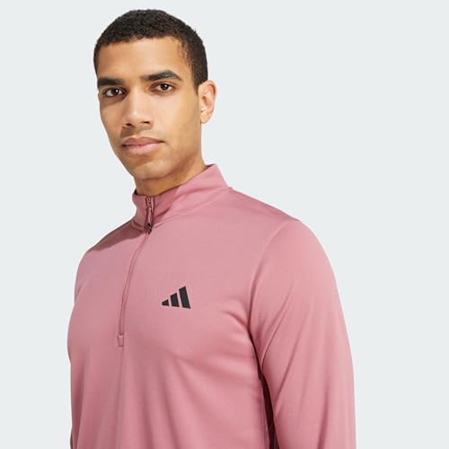 Image of adidas Men's Sweatshirts | Tr-ES 1I4Zip | Blue |