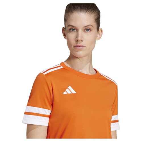 adidas Damen Squadra25 Jersey Short Sleeve Shirt, Team orange/White, XS – Ansicht 3