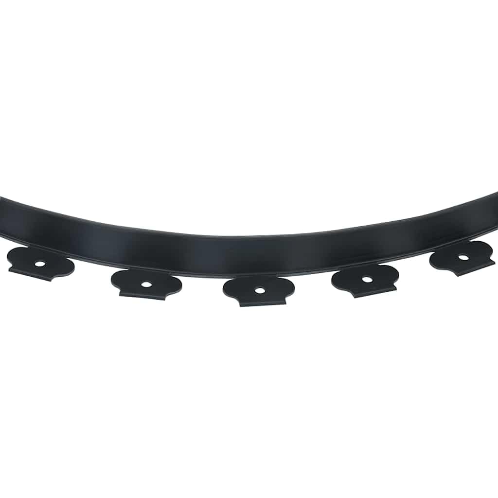 Mangloder - Borde flexible para césped con 30 clavos de 10 m de longitud y 5 cm de altura para borde de jardín y delimitación de terrazas, material de polietileno duradero, fácil instalación, ideal
