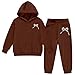 Girls Clothes 2 Piece Fashion Fall Outfits Oversize Cute Bowknot Pullover Sweatshirt and Sweatpant Sweatsuit Sets with Pockets