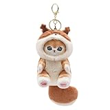 QHUACIZJL Cute cat keychain 5