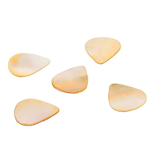 Palheta de guitarra acústica, leve para os dedos, 5 peças, fácil de tocar para guitarra para ukulele