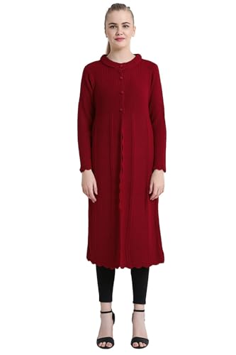 Image of Matelco Women's Wool Round Neck Cardigan