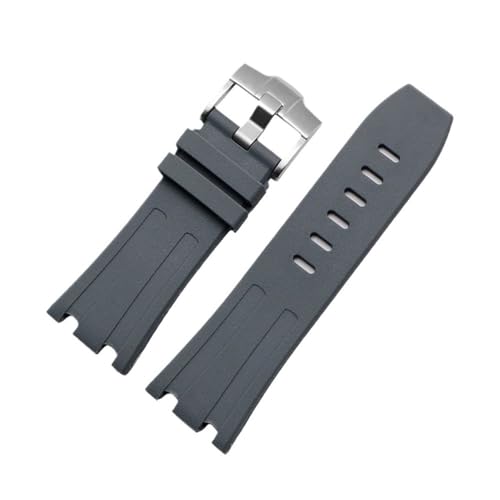 Bracelet caoutchouc fluoré FKM 28mm 30mm sangle de rechange pour AP Royal Oak Offshore