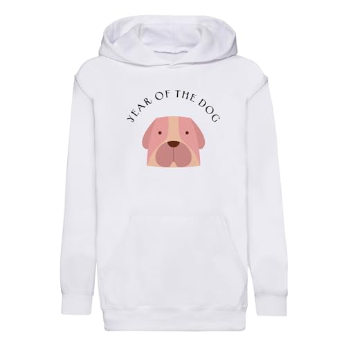 Sweat à capuche enfant pour l'école et le sport motif zodiaque chien