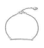 ESPRIT Damen-Armreif JW50217 925 Silber rhodiniert Zirkonia weiß 19 cm - ESBR91786A160
