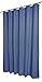 Produktbild 'aquaSu® Duschvorhang Embosa Dunkelblau, Antibakteriell, Anti-Schimmel, Mit Beschwerungsband, 180 x 200 cm