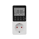 Jooehyer Interruptor Temporizador Digital Electrónico para Cocina, Enchufe de la UE