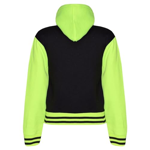 New York printed Kids Baseball green jacket 11-13 year (Large Size)3