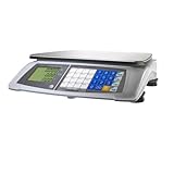 Balance Poids Prix Homologuée Mettler Toledo bRite   Double Affichage LCD   Batterie Rechargeable 180 h   Plateau Inox   Vignette Verte et Carnet Métrologique   Portée 15 kg pour 5 g de Précision