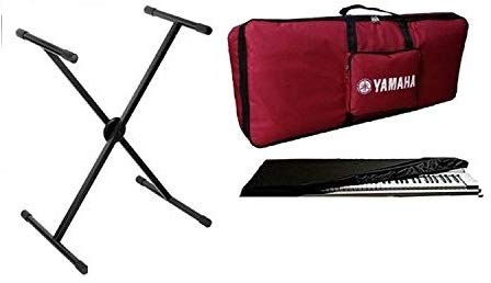 Mexa For Yamaha PSR-E373 Keyboard Bag Padded Quality With Keyboard Stand & Dust Cover Combo Pack.
