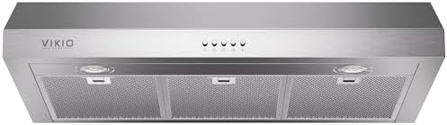 VIKIO HOME 30 inch under cabinet range hood with 1200 CFM dual motor