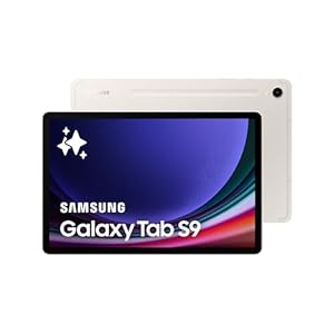 Samsung Galaxy Tab S9 5G Android Tablet, 128GB Storage, S Pen Included, Unlocked, Beige, 3 Year Manufacturer Extended Warranty (UK Version)