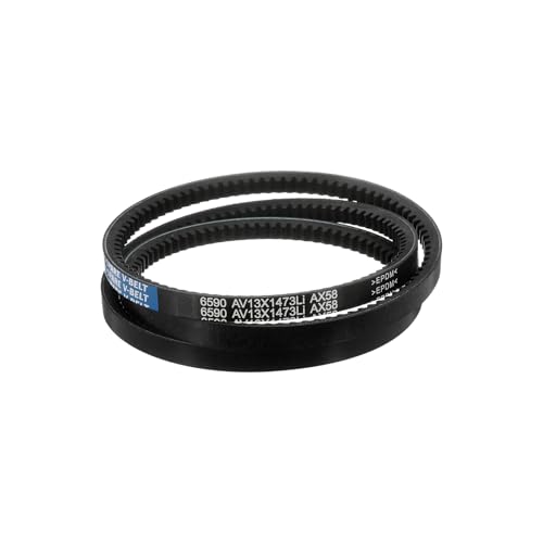 Image of AX58 Belt, Raw Edge Cogged Industrial Rubber EPDM V-Belt, Pack of 1