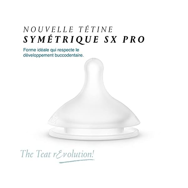 Suavinex Symetrique Sx Pro L Memories Babyflasche, 360 ml, Blau – Bild 4