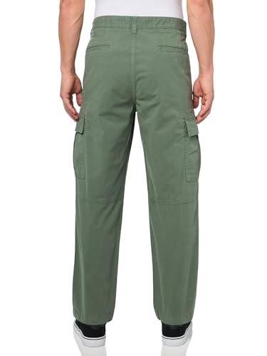 BOSS Cotton Stretch 7 Pocket Cargo Pants,Cucumber Green,36322