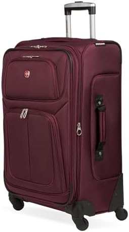 SWISSGEAR Sion Softside Expandable Spinner Luggage Durable Lightw...