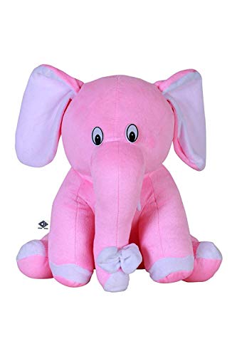 Image of Pikaboo Elephant Soft Toy,Baby Elephant Pink for Kids,Pink Elephant,Elephant for Kids,Cute Little Elephant