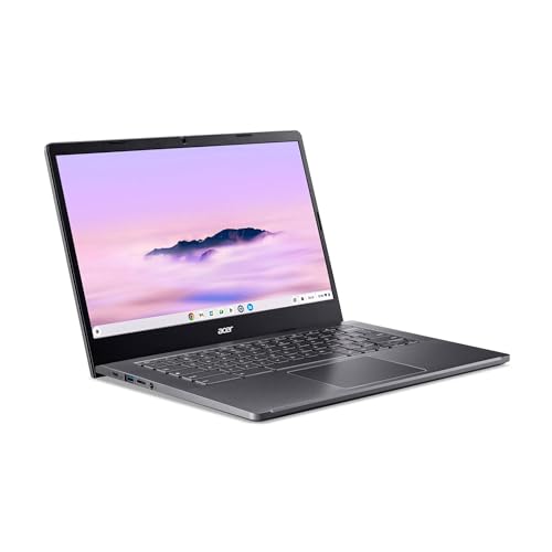 Image of Acer Chromebook Plus 514 CBE594-1T CBE594-1T-32YT 14 inch Touchscreen Chromebook - Full HD - 60 Hz - Intel Core i3 i3-N305-8 GB - 256 GB SSD - English (US) Keyboard - Silver