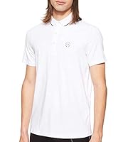 Armani Exchange A|X Men's Polo Shirt, White, XS